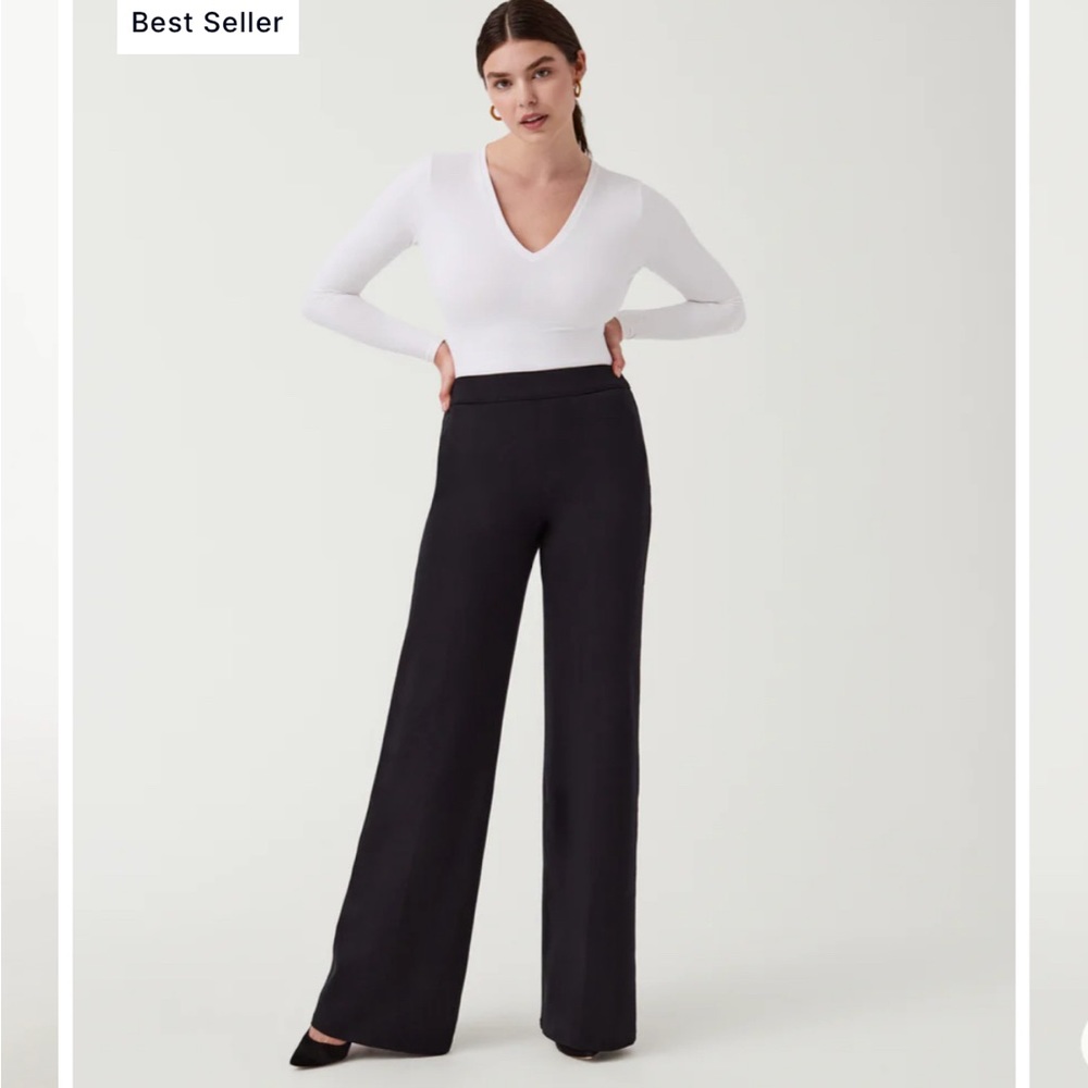 Spanx, The Perfect Pant, Wide Leg Small Petite